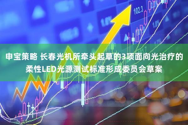 申宝策略 长春光机所牵头起草的3项面向光治疗的柔性LED光源测试标准形成委员会草案