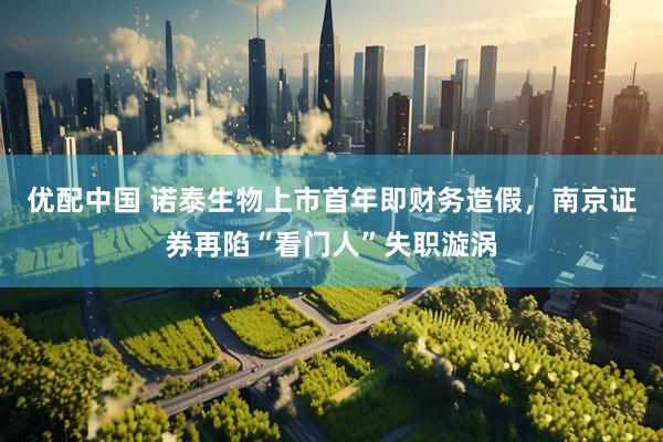 优配中国 诺泰生物上市首年即财务造假，南京证券再陷“看门人”失职漩涡