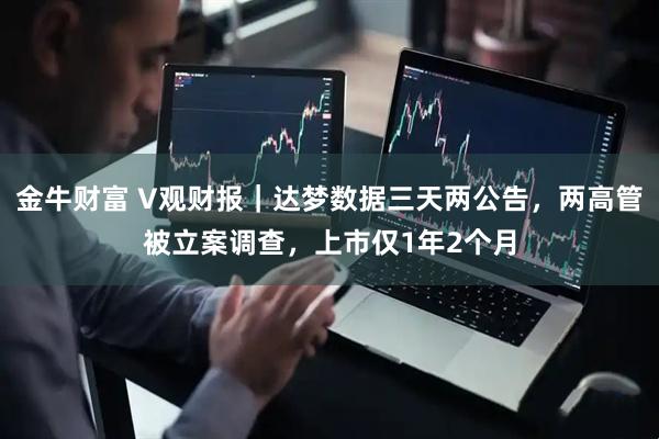 金牛财富 V观财报｜达梦数据三天两公告，两高管被立案调查，上市仅1年2个月