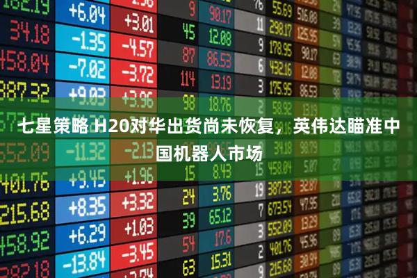 七星策略 H20对华出货尚未恢复，英伟达瞄准中国机器人市场